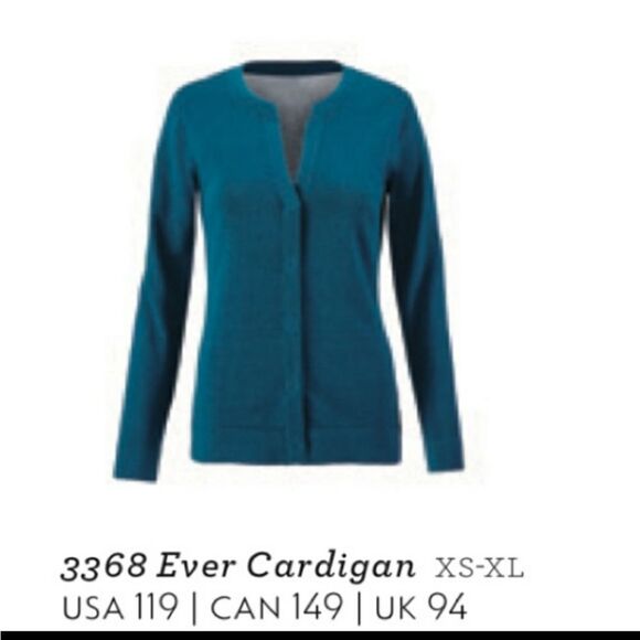 CABI 3368 cardigan teal ever sweater‎ with snap buttons S - Picture 13 of 13